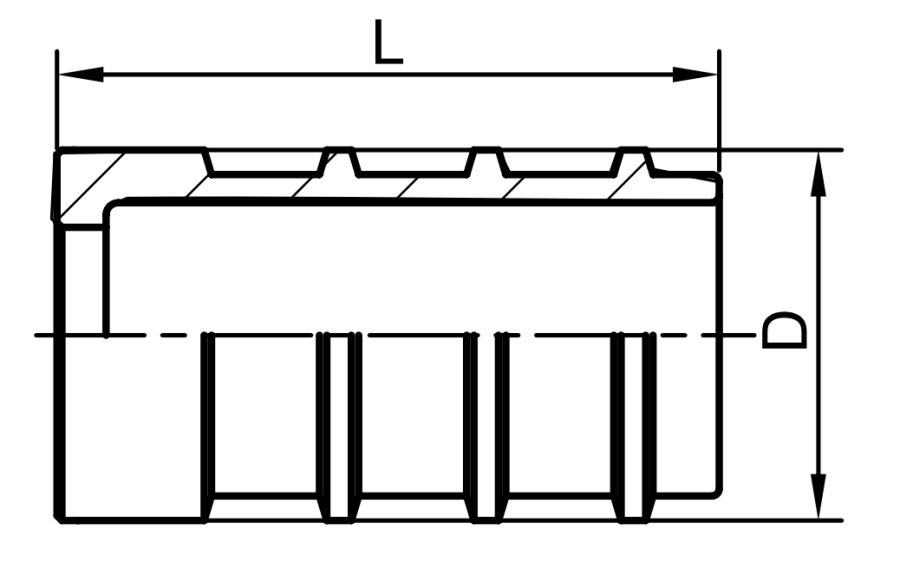 Ferrule für SAE 100 R7/R8 -Schlauch