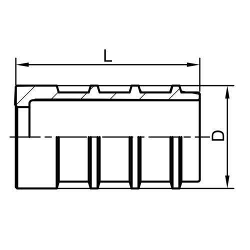 Ferrule für SAE 100 R7/R8 -Schlauch