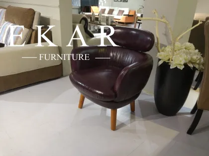 Backpack crossback bentwood occasional chair genuine leather sofa chair