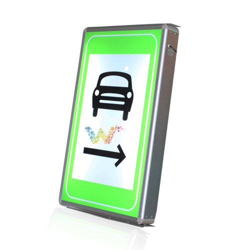 Tunnel emergency electro-optic indicator led traffic sign