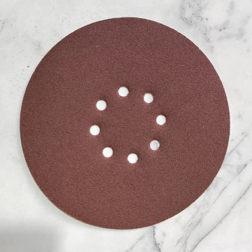 9 Inch 8 Holes Aluminum Oxide Sanding Paper Discs