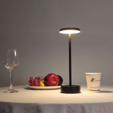 GX80 Cordless Battery-Powered Table Lamps for Living Room and Bedroom