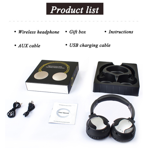 Active noise canceling headphones