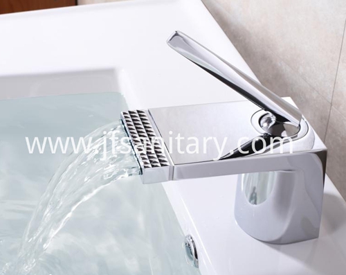 Waterfall Basin Faucets Chrome Brass And Glass New Release