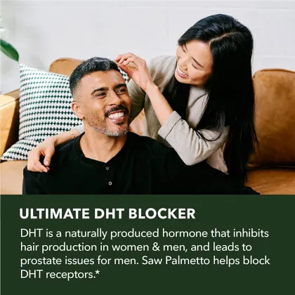 Saw Palmetto Gummies Hair Growth Supplement