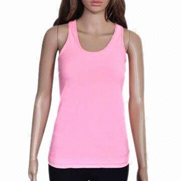 Fashionable Women's Tank Top, Made of 87% Nylon and 13% Spandex