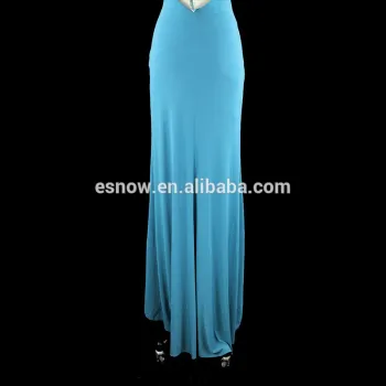 2016 Wholesale Popular Halter Beaded Fashion Evening Dress for Ladies