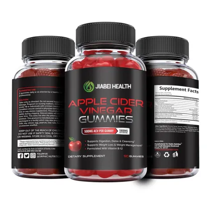 Natural Apple Cider Vinegar Gummies for Health