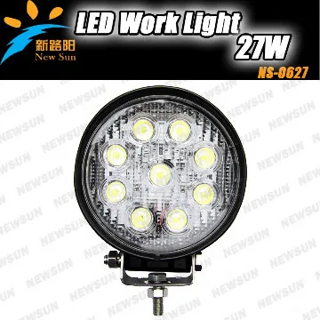 27W LED working Offroad driving lights 4\" car Motorbike Tank Bus