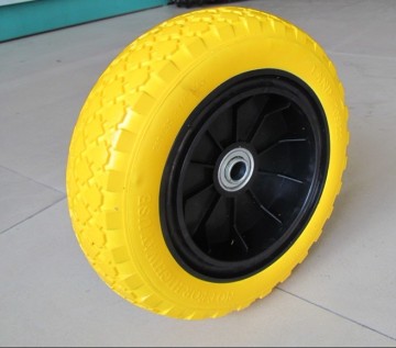 250-4 Solid PU Foam Rubber Wheel for Tool Cart