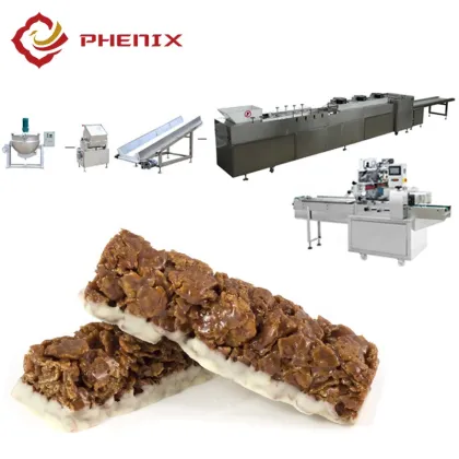 Automatic Peanut Chikki Muesli Cereal Bar Production Line