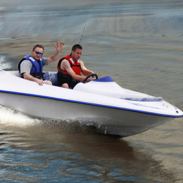 Waterproof Inflatable Fishing Speedboat with Motor Engine