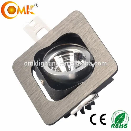hot sale pure aluminium adjustable recessed ceilling light 3000k 400lm