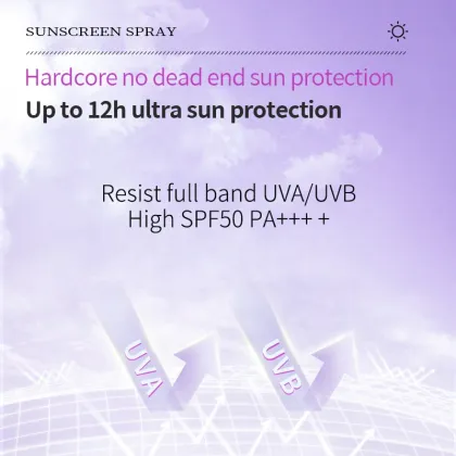 Wholesale OEM Sport SPF 50 Sunscreen Spray 150ml
