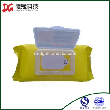 custom plastic wet tissue bag PP cover
