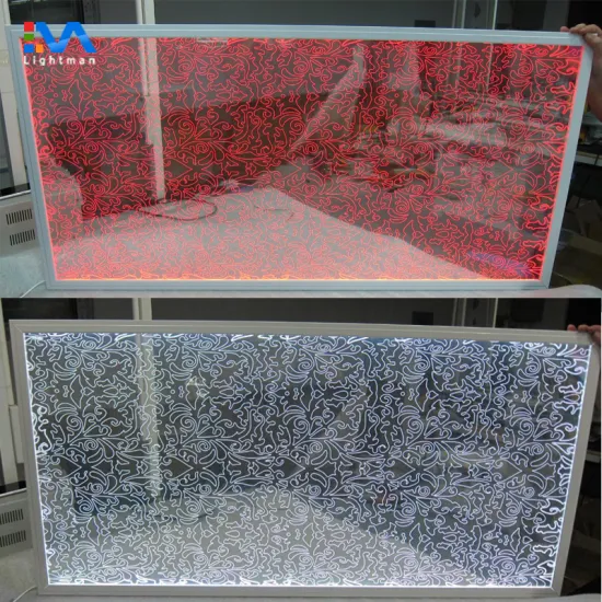 DMX-Controlled 600x1200 Laser Engraved RGBW LED Panel Light