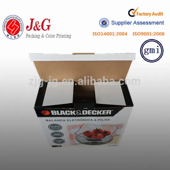 Custom cardboard electronic packaging paper boxes