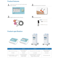 Dispositivo de estimulación eléctrica del músculo del nervio de electroterapia