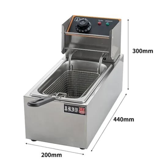 Single Cylinder Electric Fryer for Snack Bars