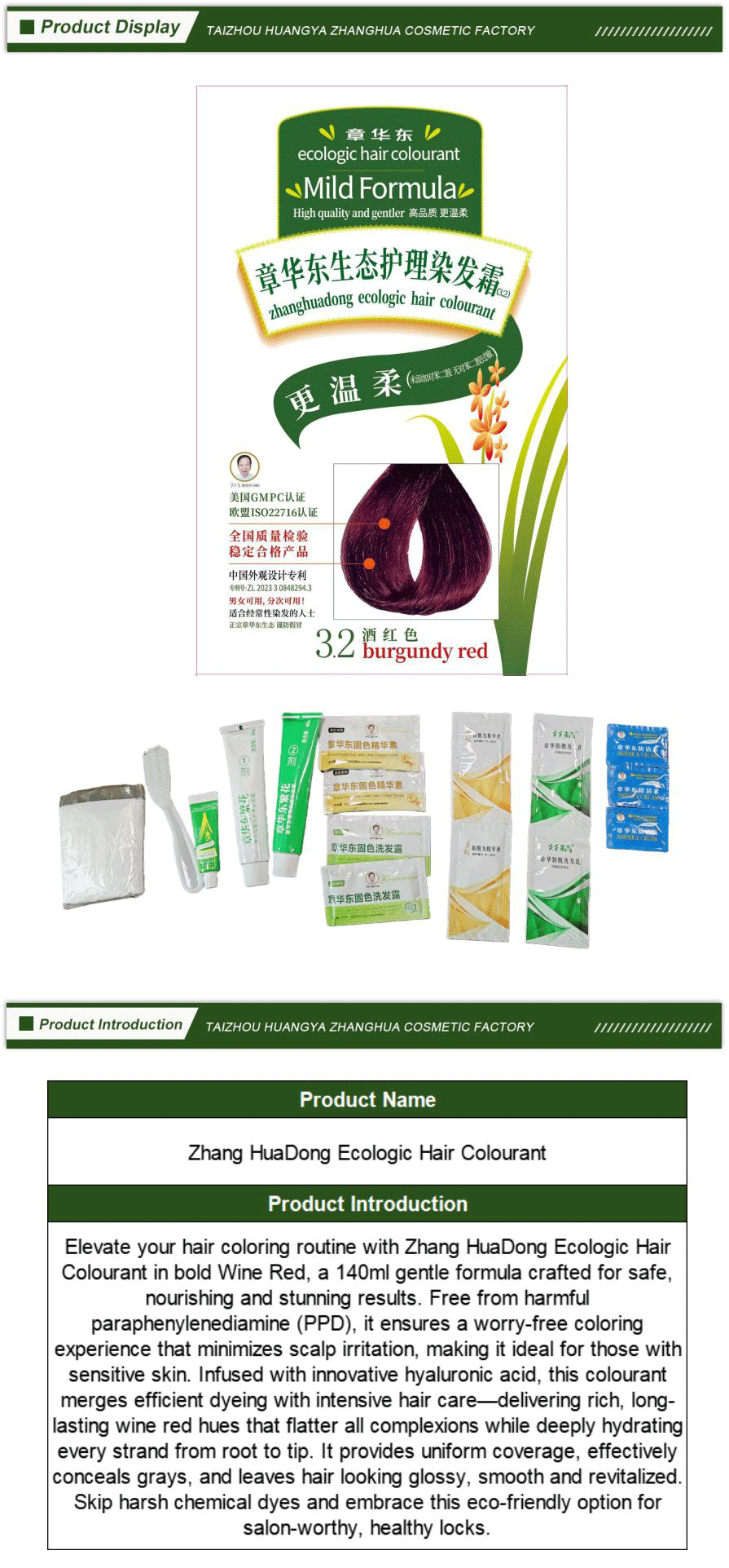 peroxide free hair dye