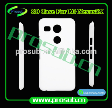 3d sublimation diy blank cell phone case cover skin for SFP-LG Nexus5X