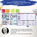 12 maanden ongedateerd wekelijkse maandelijkse Life Planner Journal