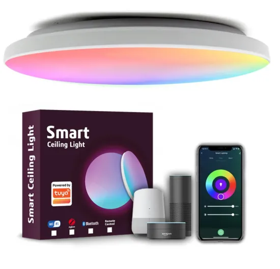 Tuya Smart RGBCW Ceiling Light - Bedroom & Living Room: APP & Voice Control WiFi