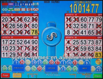 BINGO MANIA Slot Game Board