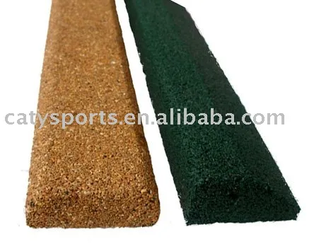 recycled rubber block use in artificial grass