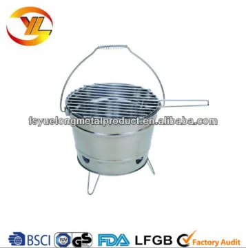 BBQ bucket,portable charcoal grill