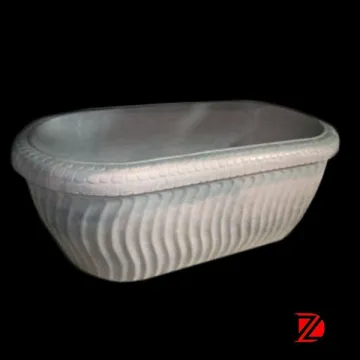 Solid marble bathtub for children