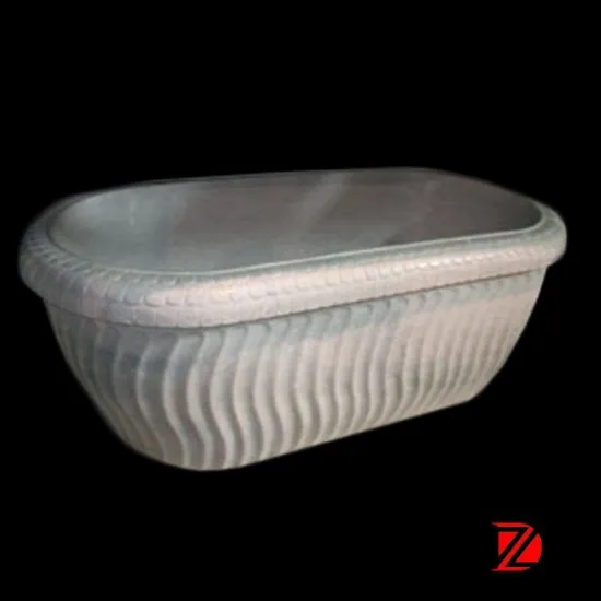 Solid marble bathtub for children