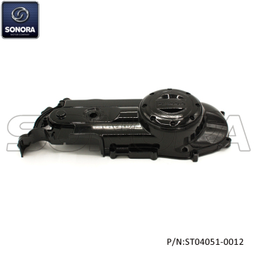 Piaggio Zip Left Crankcase engine Cover-Glossy black(P/N:ST04051-0012) top quality