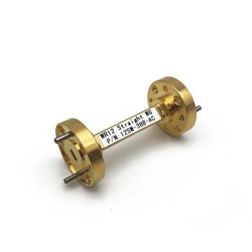 WR12 60 to 90GHz E band waveguide connect section