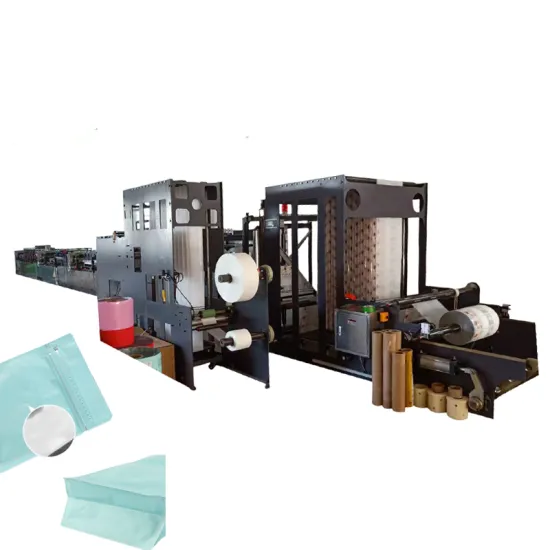 High Quality Eight-Side Sealing Flat Bottom Bag Machinery for Brown Kraft Paper