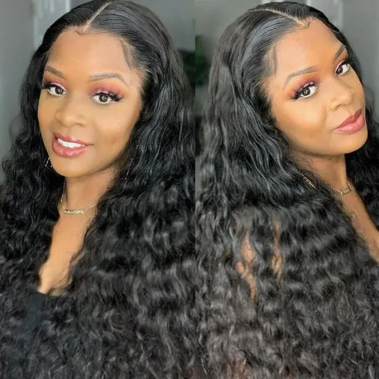 4x4 Lace Wigs Mink Indian Virgin Human Hair Braided Raw Curly Hair Transparent Swiss Lace Closure Wig With Baby Hair