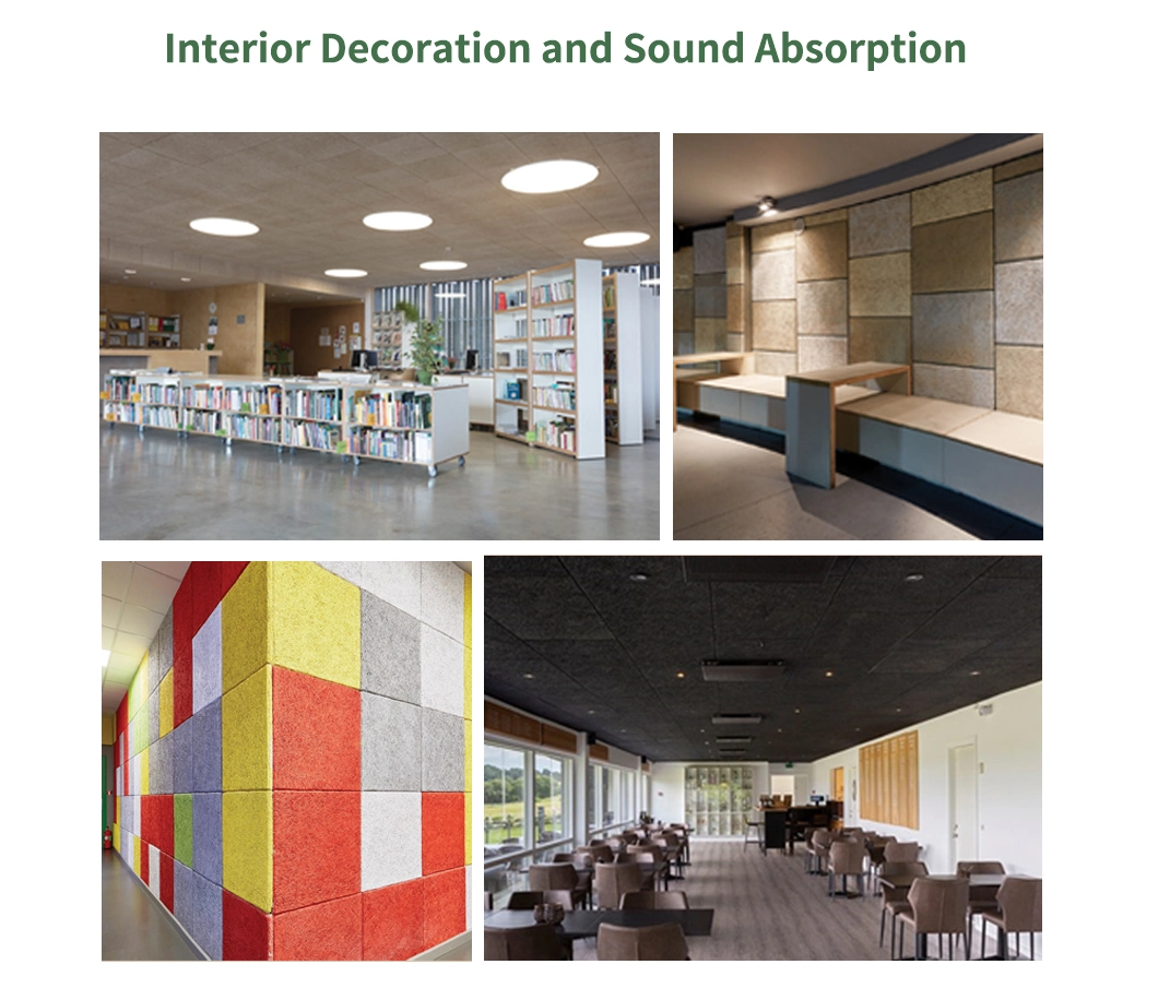 Best Wall Panels Building Material Wool Sound Absorption Panel for Office or Meeting Room