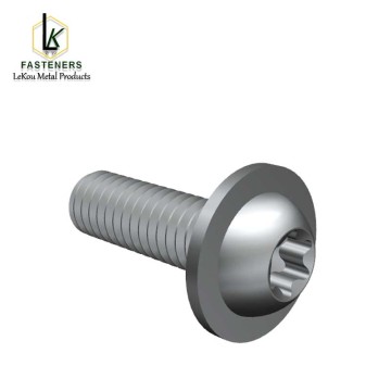 Машынныя шрубы Torx з круглай шайбай і вугляродзістай сталі