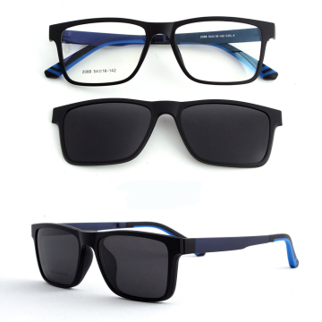 Factory Wholesale Prices on a Variety of Fashion Square Clip-on Sunglasses in Different Colors