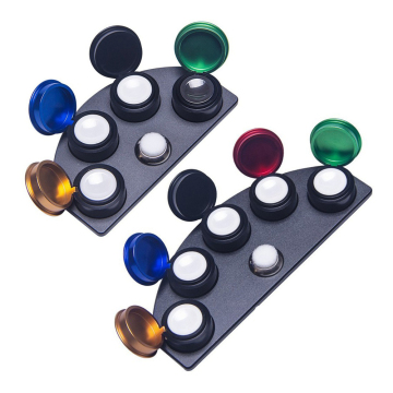 Watch Oil Dish Rust-Resistant Stand: 5 Cups with Cover for Watch Repair Lubricants Storage