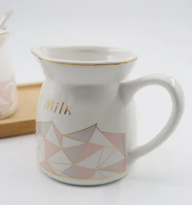 Ceramic Sugar and Creamer Set
