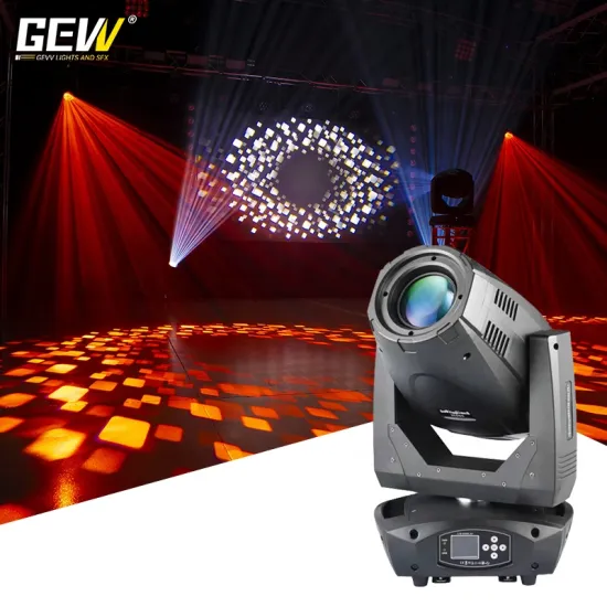GEVV 300W Beam Spot Wash 3in1 CMY+CTO LED Moving Head Light for Wedding and Disco