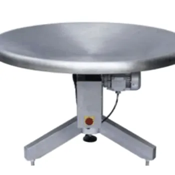 304 Stainless Steel Collecting Rotating Horizontal and Vertical Rotary Table for Packing System Machine