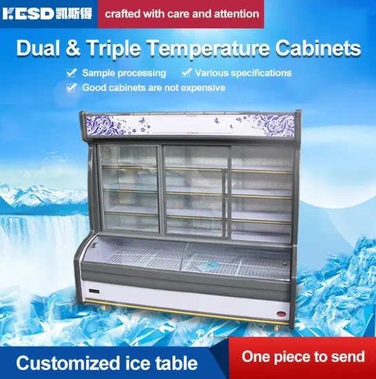 Commercial Refrigerator Glass Door Chiller Upright Display Freezer