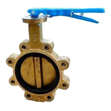 Cast iron grooved end butterfly valve