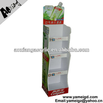 OEM 4-floor Beauty Product Floor-standing Display Rack