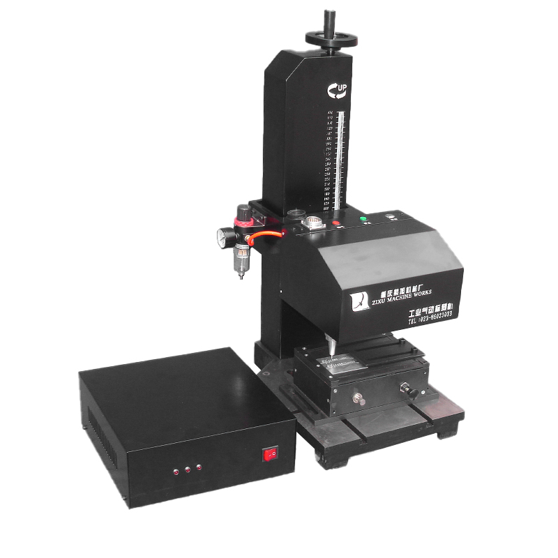 Desktop dot peen marking machine with fixture