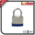 Hardened Steel Shackle Laminated Safety Padlock