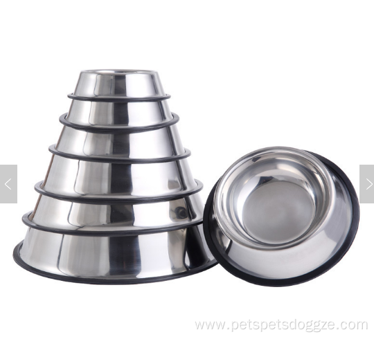 Dog Bowl Pet Cleaning Supplies Stainless Steel