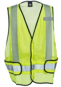 High Visibility Adjustable Waist Safety Vest